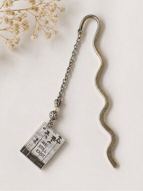 Handmade Bronze Charm Bookmark